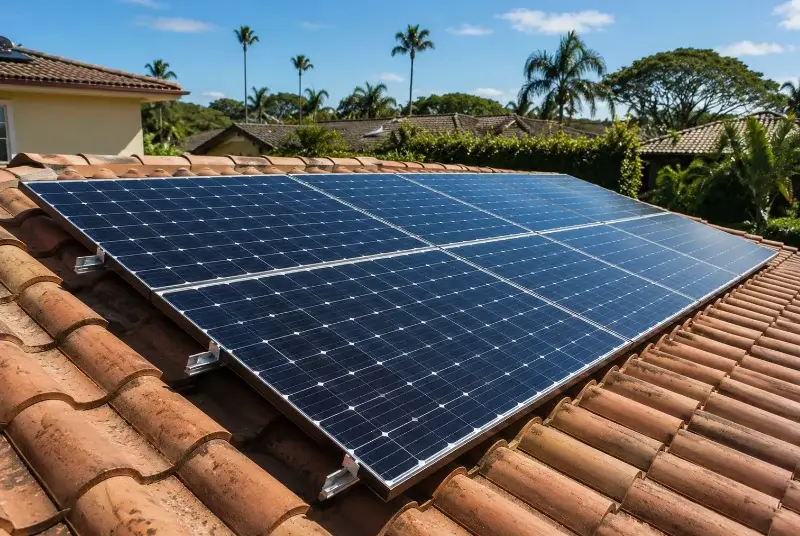 Installation de panneaux solaires à Anstaing